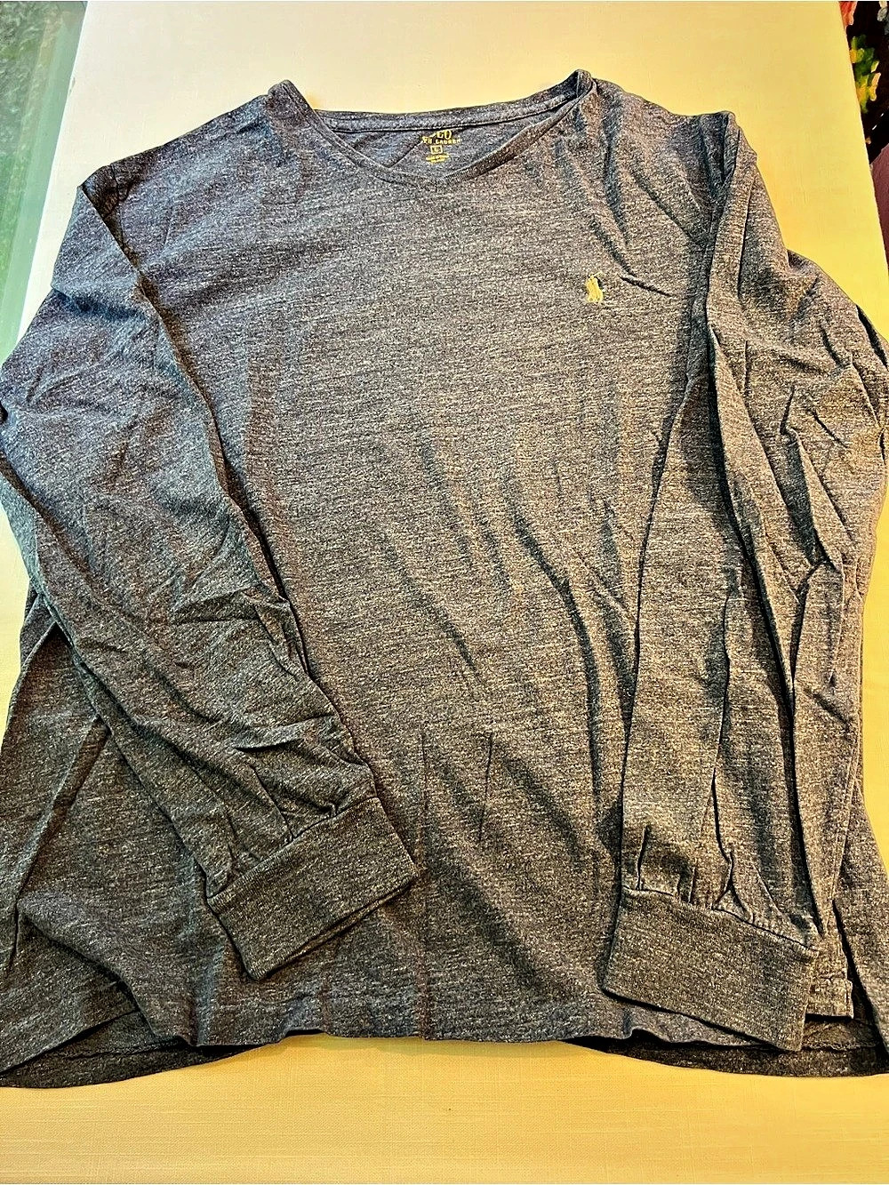 Polo Ralph Lauren Classic Fit Long-Sleeve T-Shirt Blue Large